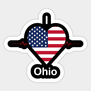 I love Ohio Sticker